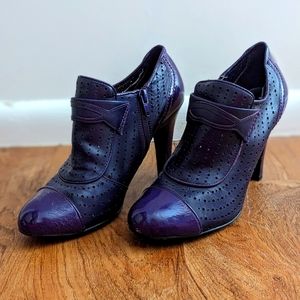 BCBGirls Purple booties heels